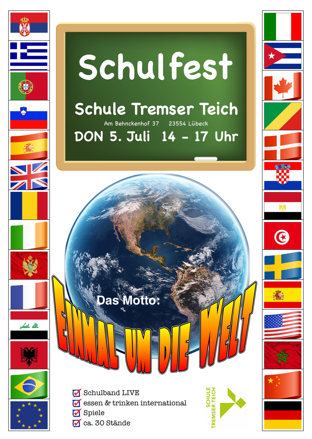 Plakat Schulfest 2018