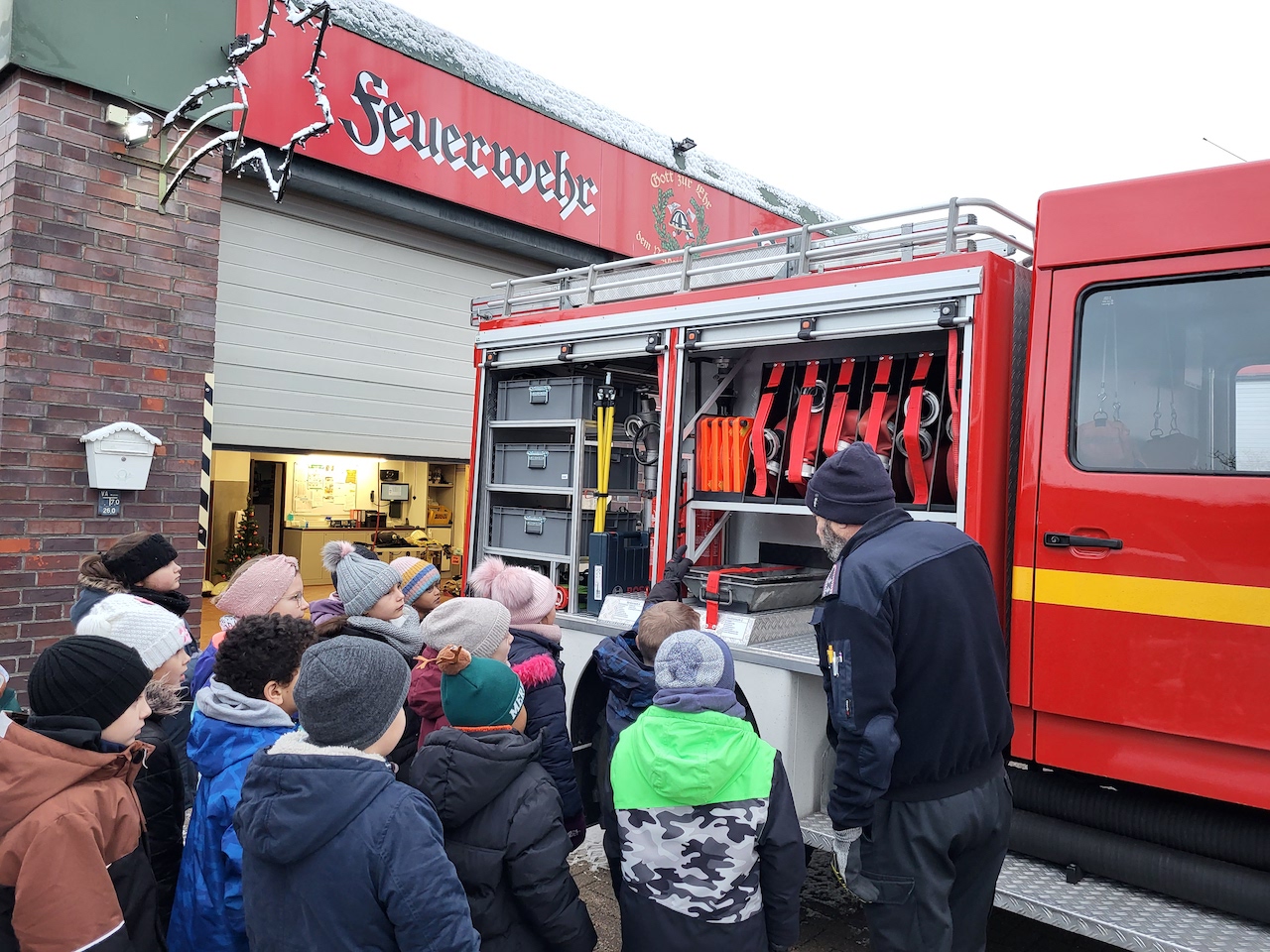 Unser Besuch bei der freiwilligen Feuerwehr in Lübeck